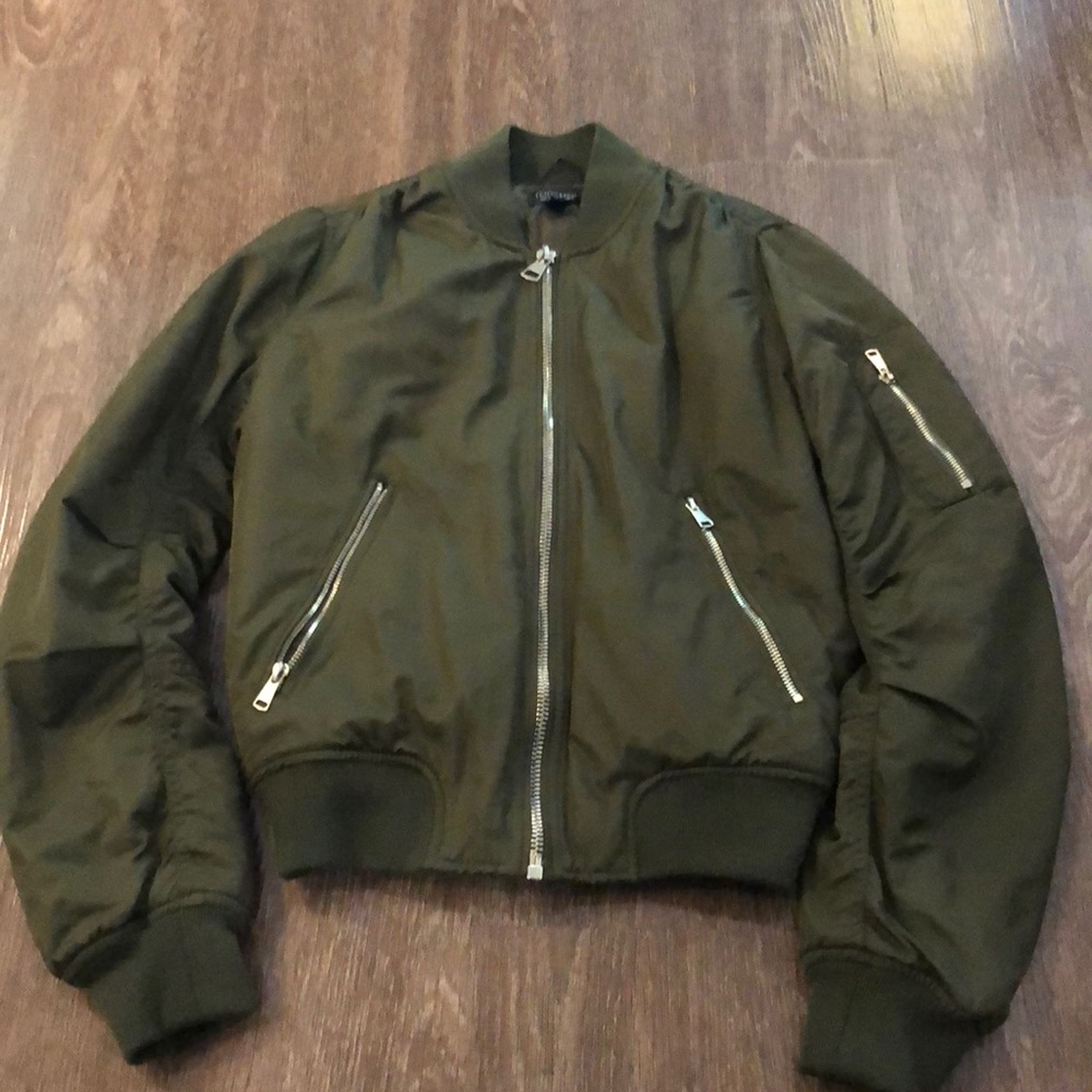 Topshop Bomber jacket, US size 4 from Nordstrom